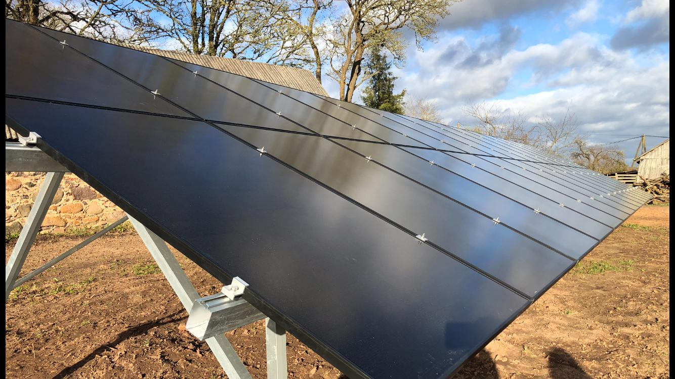 Saules paneļi privātmājai · 6 kW
