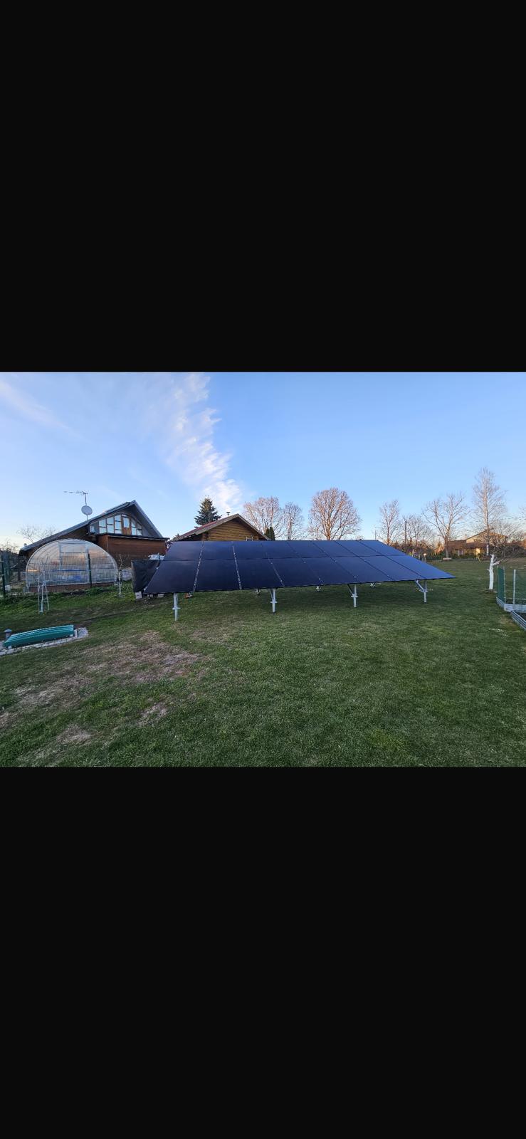 Saules paneļi privātmājai · 8 kW